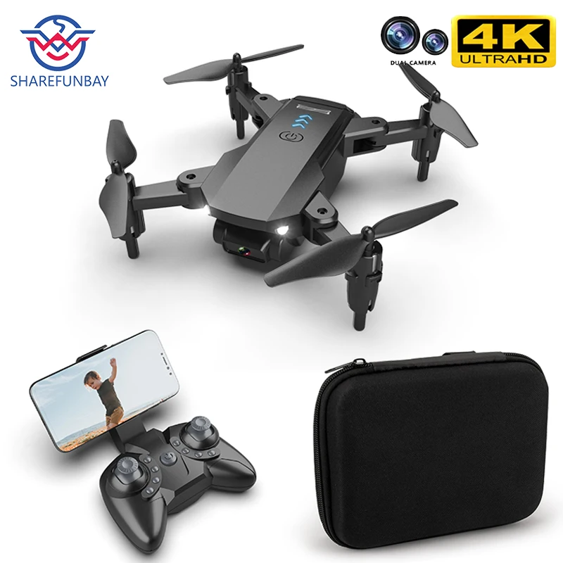 

S603 Mini Drone 4K HD Dual Camera WiFi Fpv Height Maintainable Foldable Human-machine Drone Flight Time 15 Minutes RC Quadcopter