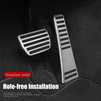 

Car Pedals For Volvo XC60 XC90 S90 V90CC AT Accelerator Gas Brake Foot Rest Pedal Pad Stainless Steel Footrest Plate Cover