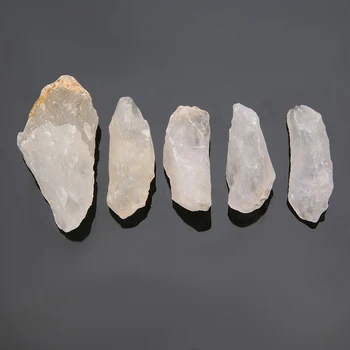 

50g Natural Rough Raw Ornament Crystal White Quartz Stones Healing Stone Rock Large Specimen for DIY Carving 4-6cm