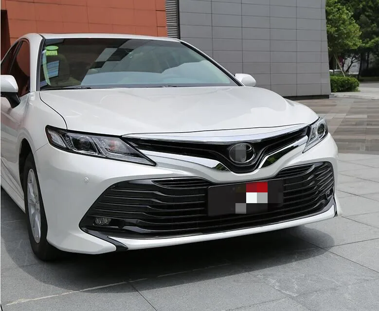ABS/углеродного волокна передняя рука узкая Накладка для отделки 3 шт для Toyota Camry автомобильные аксессуары