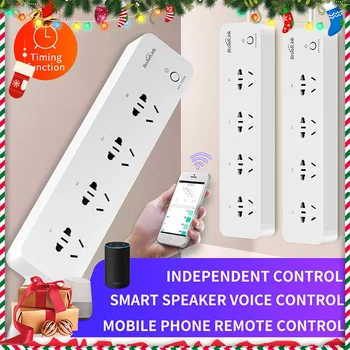 

Broadlink MP1 WiFi Socket Smart Home Automation 4-Outlet Plug 3G 4G Wireless APP Android iOS Remote Control Separately 250V 10A