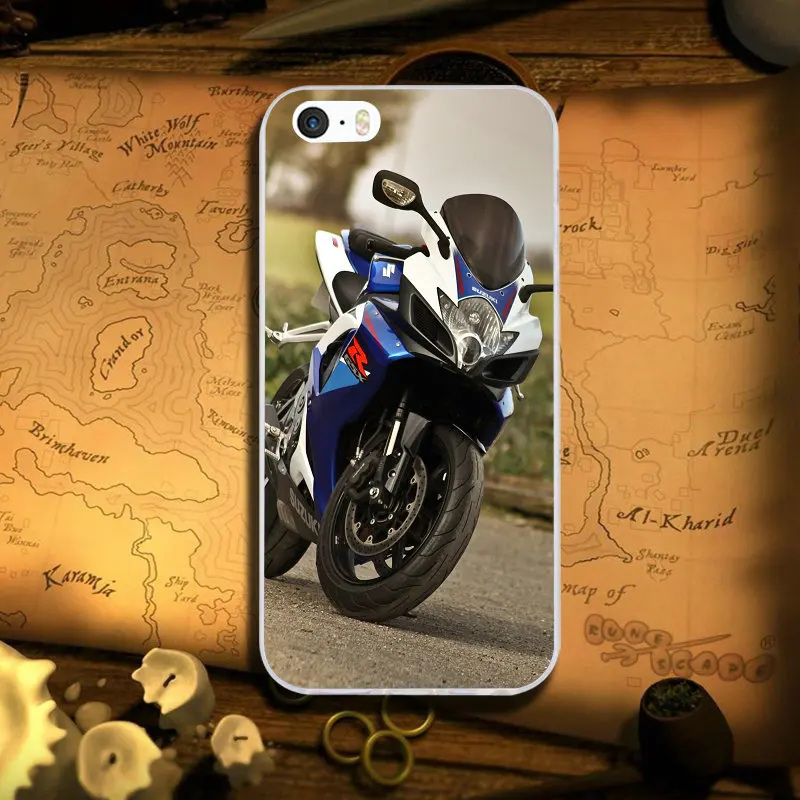 Мягкий чехол из ТПУ для Suzuki GSX R Kawasaki аксессуары мотоциклов iPhone 8 7 6 6S Plus X XR XS Max 5 Φ SE