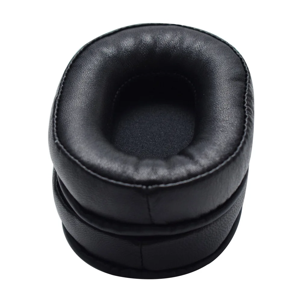 High quality Genuine Leather Headset Earpads for DENON AH MM400 Earphone Cover Sponge Cover Headphone Earmuffs Accessories