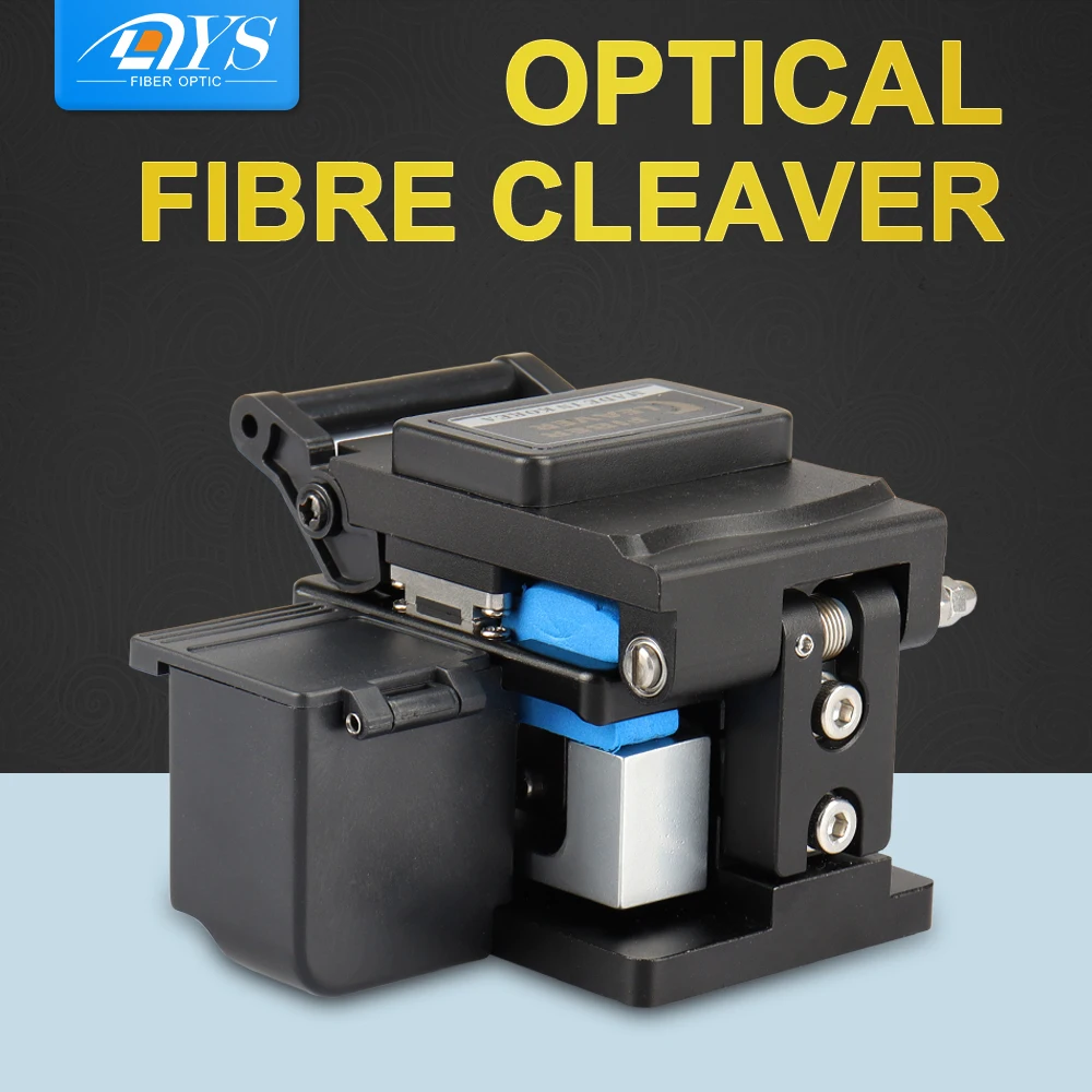 

High Precision Optical Fiber Cleaver Cutter FTTH Fiber Optic Cutting Equipment Tools Cold Connection Cable Blade Cutting