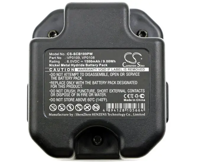 

cameron sino 1500mah battery for SENCO GT65DA GT65RHA GT90CH GT90FRH SENCO 5G0001N VP0108 VP0109 Power Tools Battery