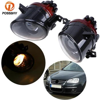 

POSSBAY 9006 12V 55W Bulbs Fog Lights for VW Jetta/Golf MK5 Halogen Front Fog Lamps for VW EOS 2006 2007 2008 2009 2010