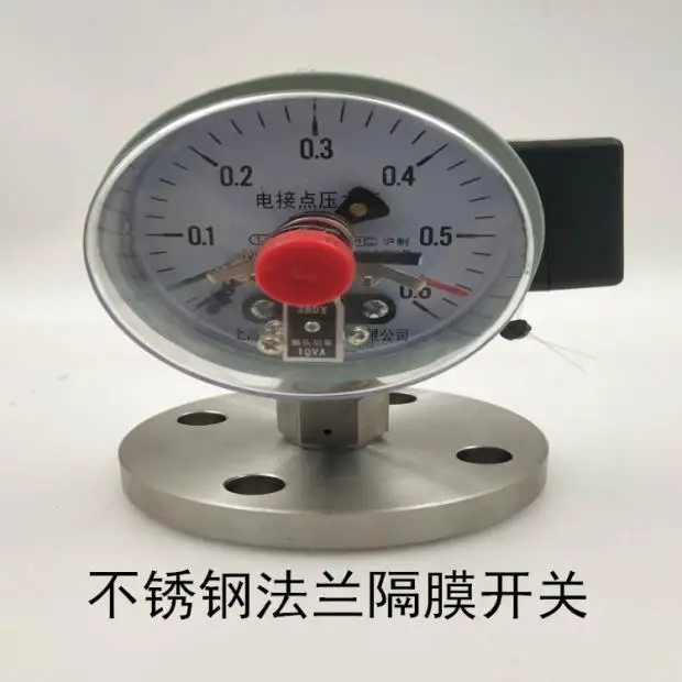 YX-100ML манометр диафрагма общий Электрический контактный переключатель резьбовое соединение Заказная сейсмическая установка инжиниринг