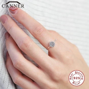 

High-Quality 925 sterling silver Fingerprint Ring for Women Simple Personality Wedding Band Rings Fashion Engagement Jewelry