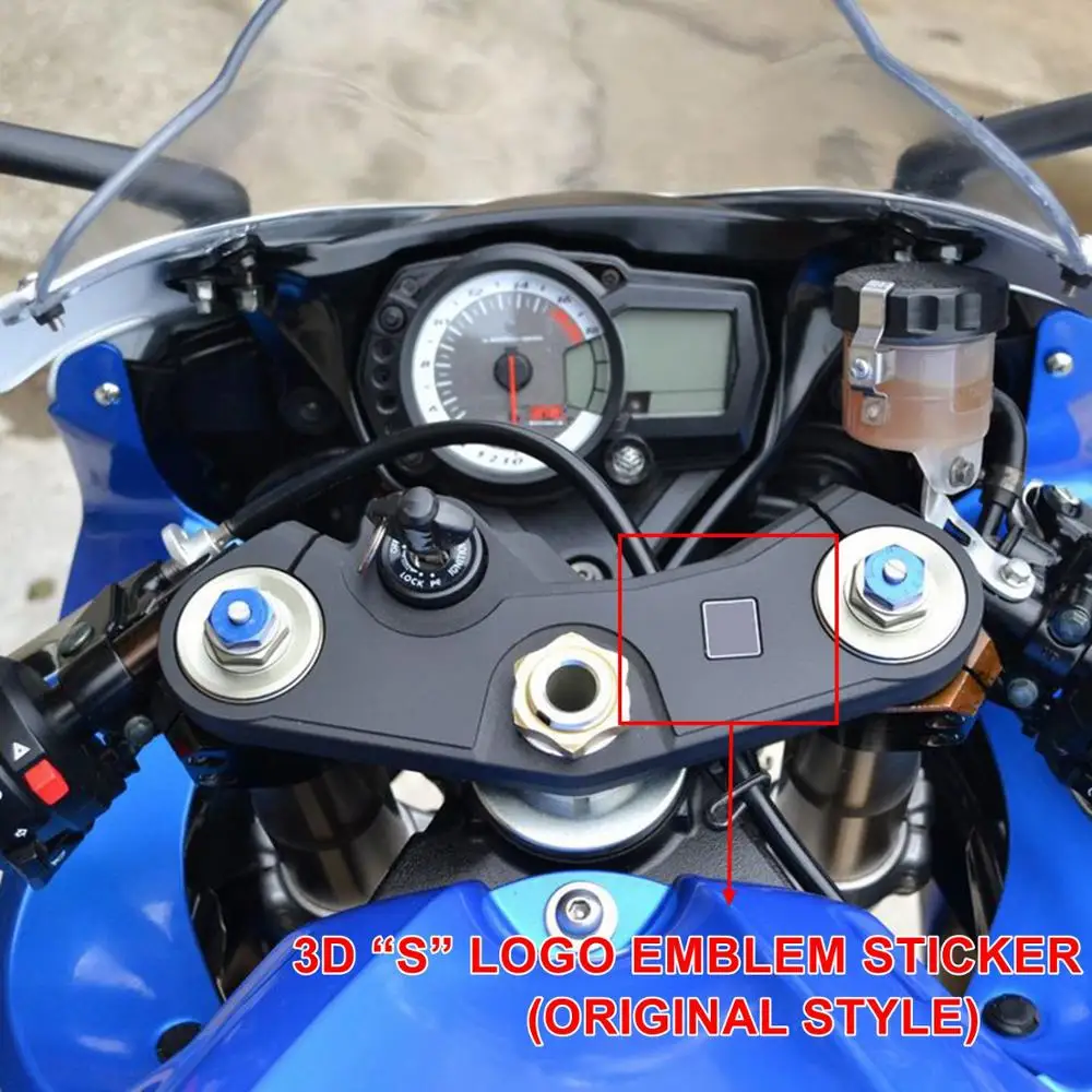 3D STICKER TANK PROTECTION, CAP, STEERING PLATE SUZUKI GSX-R 1000 2009-2016 - Euro 31.97