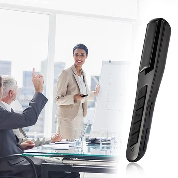 

PPT Flip Pen Wireless Presenter PPT Clicker Multifunction Electronic Projection Pen- Flip Pen Remote Control PR-28 Black