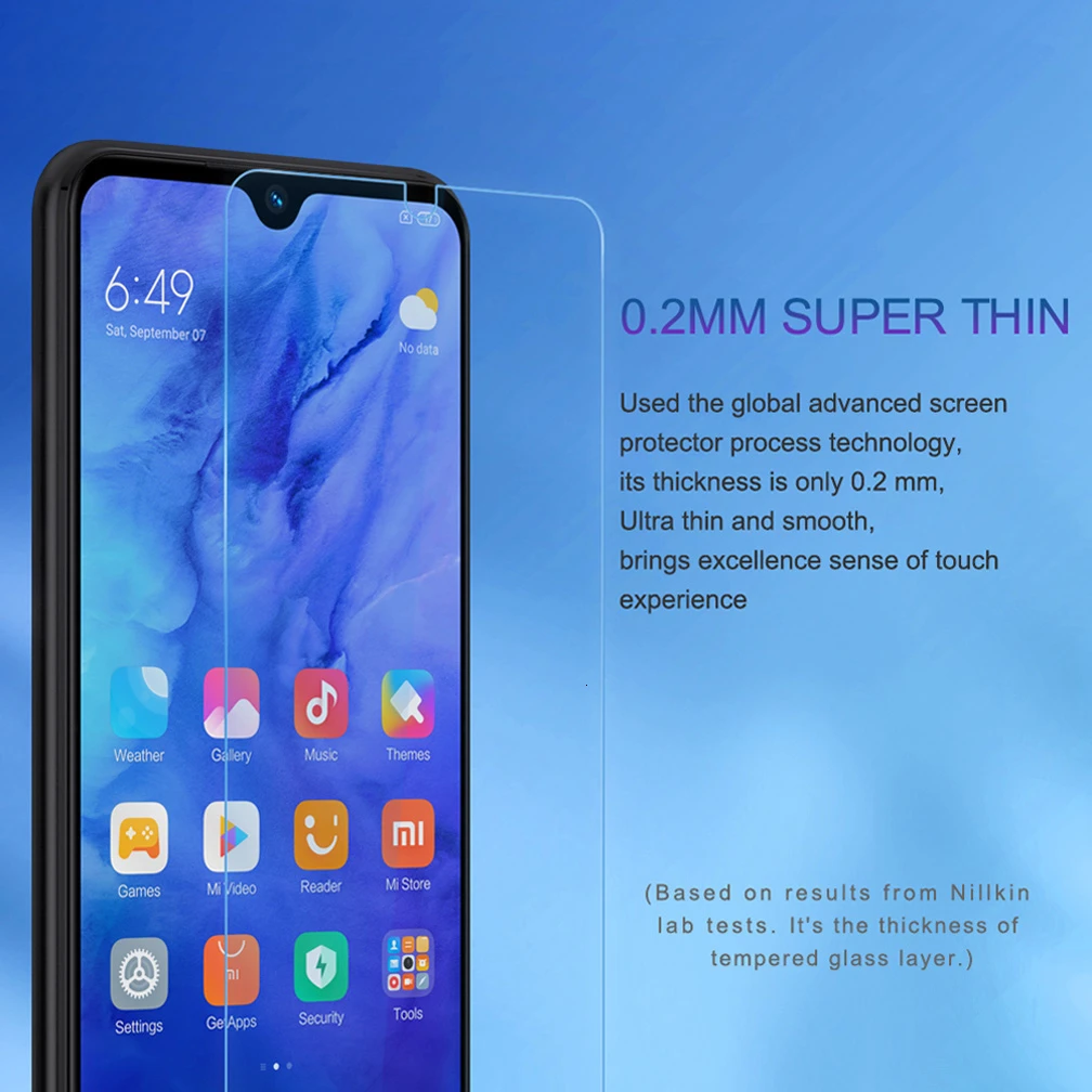 Для Xiaomi Redmi Note 8T закаленное стекло Nillkin Amazing H/H+ Pro Взрывозащищенная Защита экрана для Xiaomi Redmi Note 8T