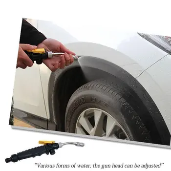 

High Pressure Cleaner Copper Gun Head Nipple Type Cleaning Water Gun Essential Accessories