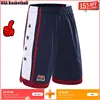 NEW 2022 Summer Outdoor USA Team Basketball Shorts Male Athletic Gym Sport Running Knee Length elastic loose Plus size M-3XL HOT ► Photo 2/6