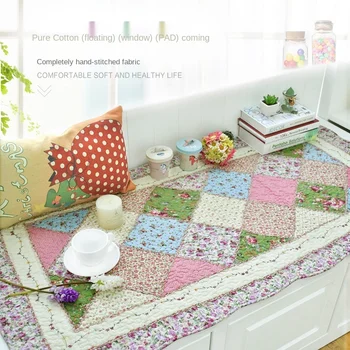 

All-cotton windowsill mat cloth anti-slip windowsill sit mat pure cotton balcony float window mat