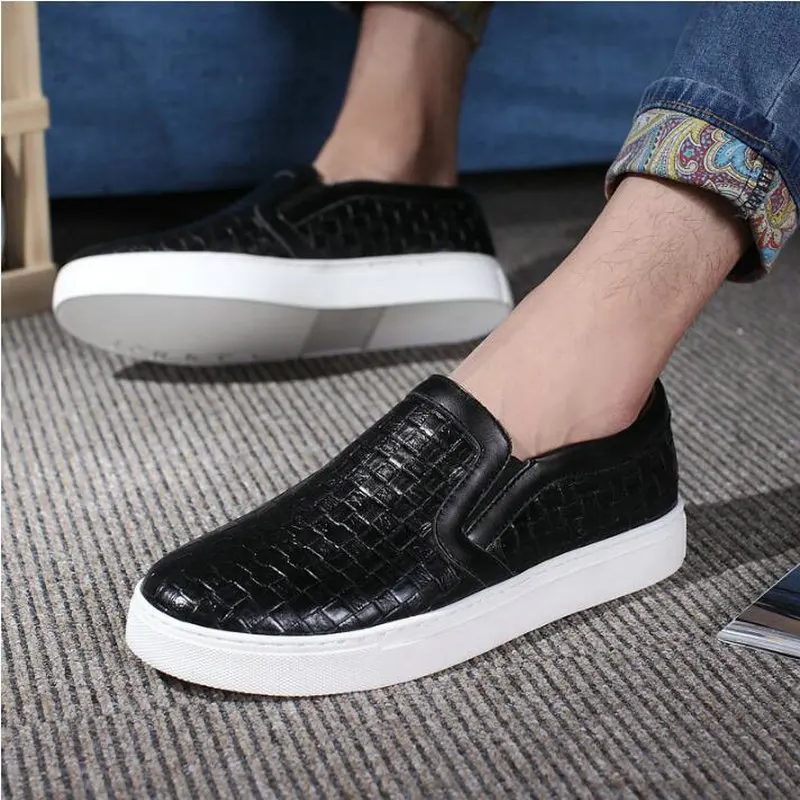 

Fashion Mens Loafers Driving Gold Sliver Nightclubs Shoes Men's Leather Casual Flat Slip on Sneakers Shoe Big Size 2019 New