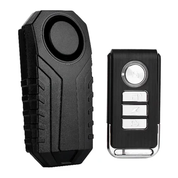 

Anti-Theft Security Bike Wireless Remote Control Vibration Alarm 112dB Bicycle Motorcycle Adjustable Warning Sensor Alarm
