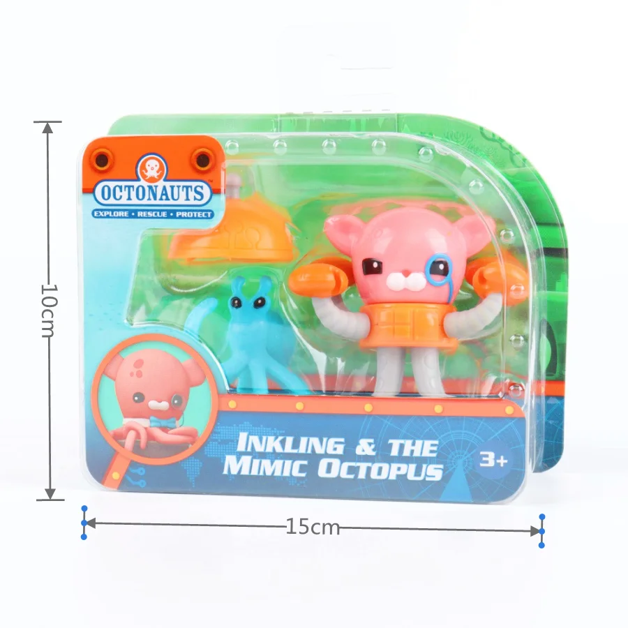 Octonauts 6 Different styles Barnacles Peso Kwazii Tweak Vegimal Gift box Anime Mini Action Figure Model Toys Christmas Gift