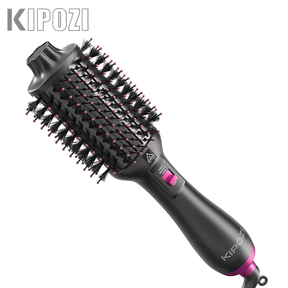 KIPOZI 033 Hair Dryer 4 in 1 Hot Air Comb Reduces Frizz Static
