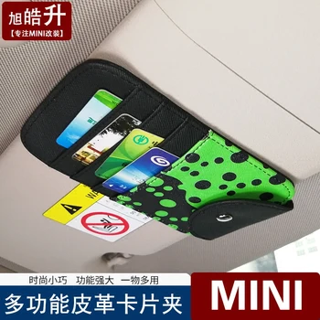 

1pcs union jack Car sun visor glasses clip cd card ticket holder Storage clip car styling Auto Accessories for BMW MINI cooper