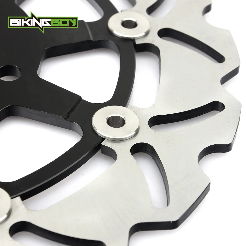BIKINGBOY For SUZUKI GSF 650 Bandit / S K5 K6 05 06 2005 2006 Full Sets Wavy Floating Front Rear Brake Discs Disks Rotors Pads