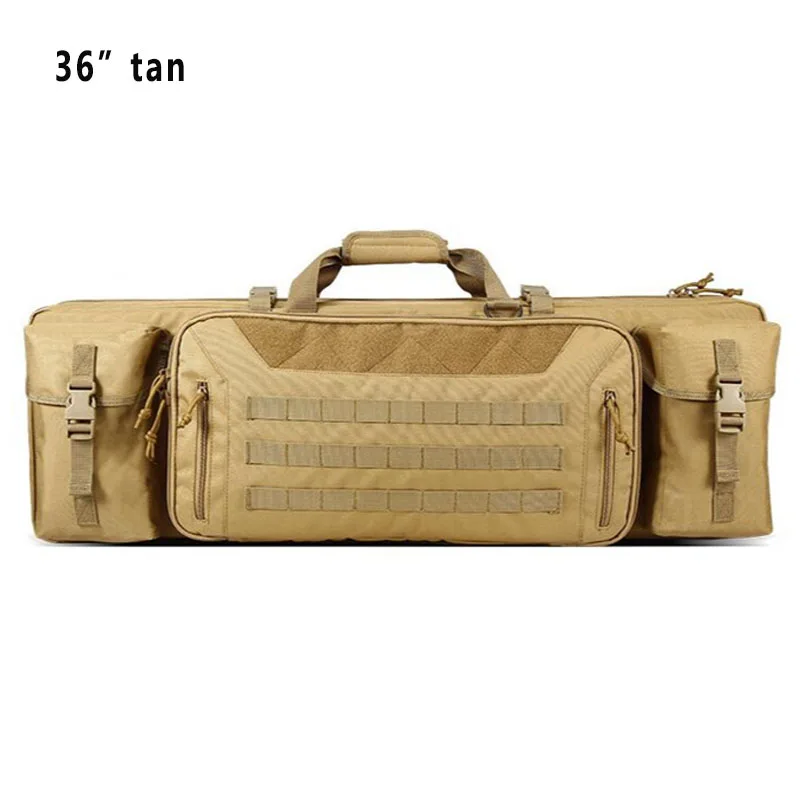 116cm bronzage Sac à dos militaire pour fusil, étui pour pistolet, étui pour  fusil, étui pour fusil de Sniper Airsoft, étui à carabine, sac de transport pour  pistolet portable, accessoires de chasse