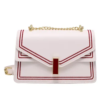 

Autumn women's bag in 2020 new fashion chain single shoulder bag messenger bag net red small square bag