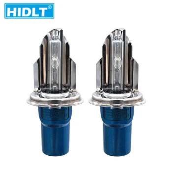 

HIDLT Super Vision AC 12V H4 Bixenon Lamp Bulb 35W 55W 5500K White Fast Bright H4 Bi-Xenon Hi/Lo HID Replacement Swing Bulb