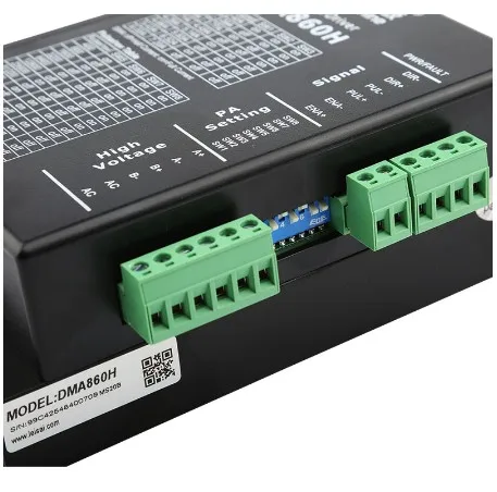 Профессиональный шаговый электродвигатель Leadshine мотор драйвер DMA860H 2-фазный шаговый двигатель DriverMax 80 при переменном токе или 110 В DC 2.4A для 7.2A шаговый двигатель