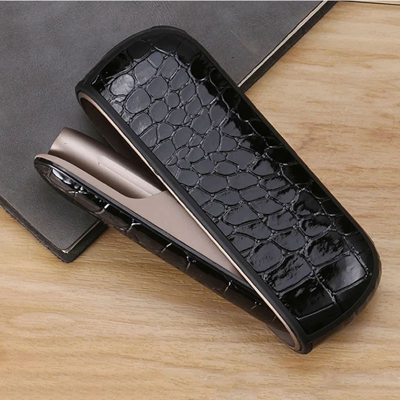 

JINXINGCHENG Crocodile Pattern Side Case for Iqos 3.0 + Full Case for Iqos 3 Leather Pouch Case Accessories for Iqos3 Cover