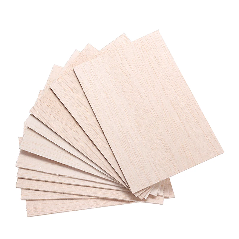 10 шт./компл. деревянная Пластина Модель Balsa дерево для DIY Дом корабль самолет