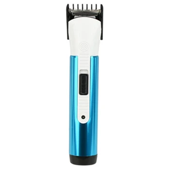 

Blue EU Plug Mini Portable Electric Hair Clipper Cordless Rechargeable Hair Trimmer Beard Shaver for Men Professional Cutter Hai