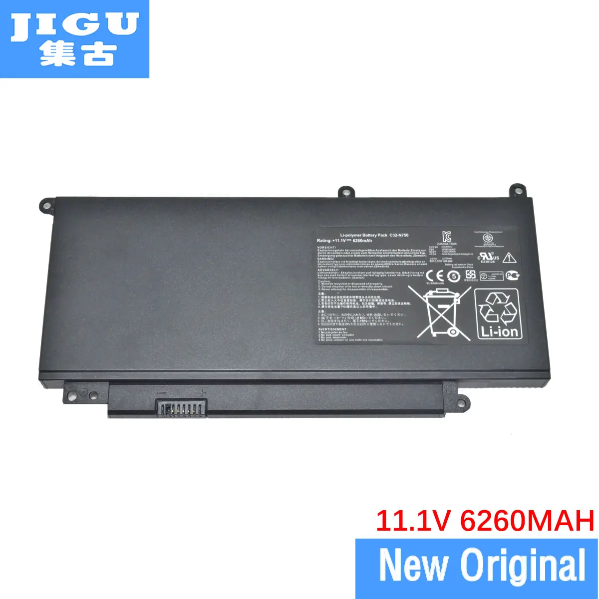 Оригинальный аккумулятор JIGU для ноутбука 0B200-00400000 ASUS N750JV N750JK N750J N750 11 1 В 69WH |