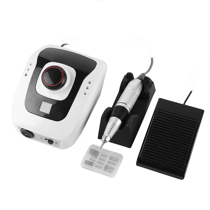 

35000 RPM Electric Nail Drill Machine Set 30W for Manicure Nail Pedicure Machine FingerNail Drill Equipment Manicure Tools