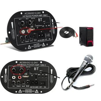 

Car Multimedia Player Bluetooth SF-2MIC Wireless FM Radio Audio Receiver Digital Amplifier Board 12V 24V 220V Car Accessories