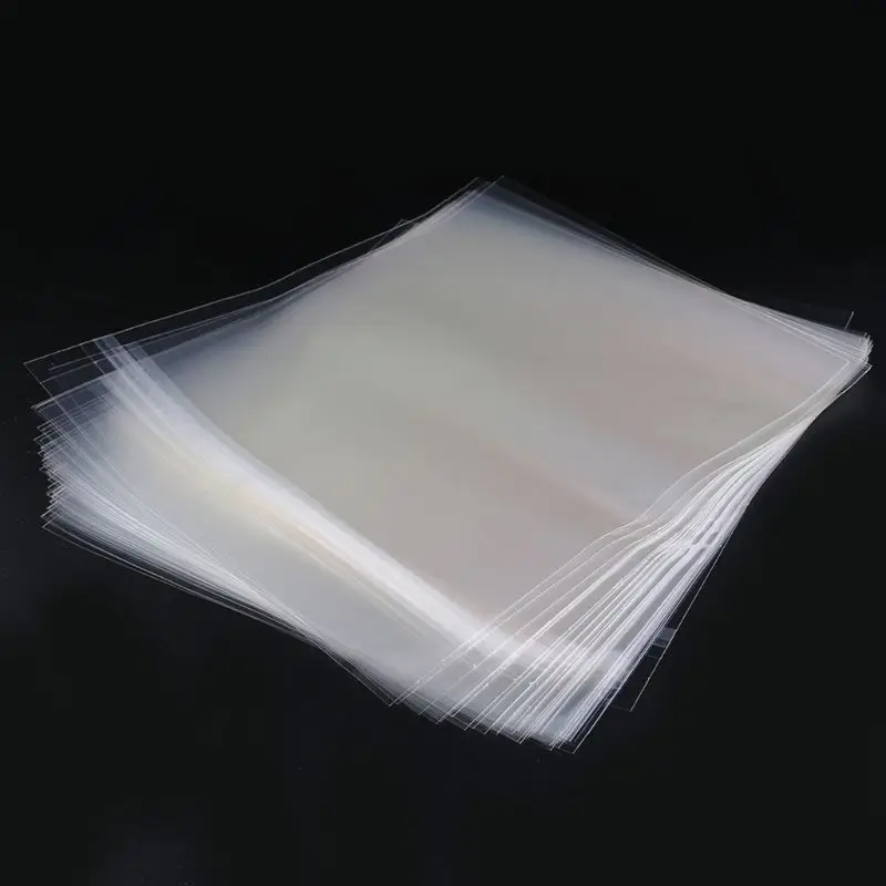 50PCS 12inch PE Vinyl Record LP LD Record 7.5 OPP Plastic Bags Anti-static  Record Sleeves