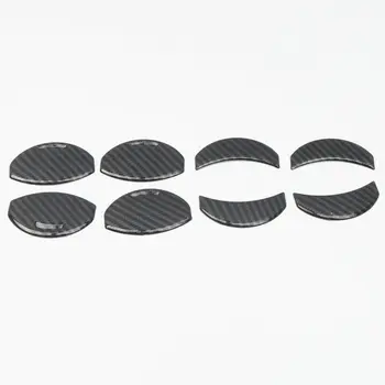 

Trim Air Vent Outlet Cover 8pcs Charming Carbon Fiber ABS Black Interior