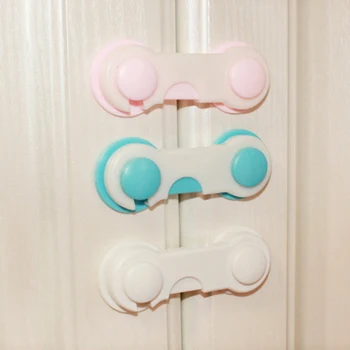 

1Pcs Child Safety Cabinet Lock Baby Proof Security Protector Drawer Door Cabinet Lock Plastic Protection Kids Safety Door Lock
