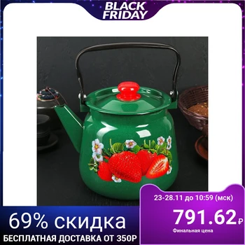 

Teapot "Garden Strawberry", 3.5 L, green