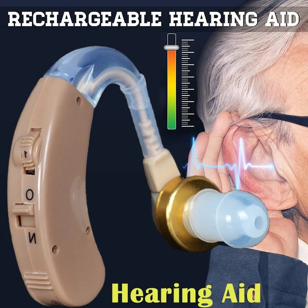 Wireless Mini Digital Hearing Aid Portable Sound Amplifier Earphone Ear