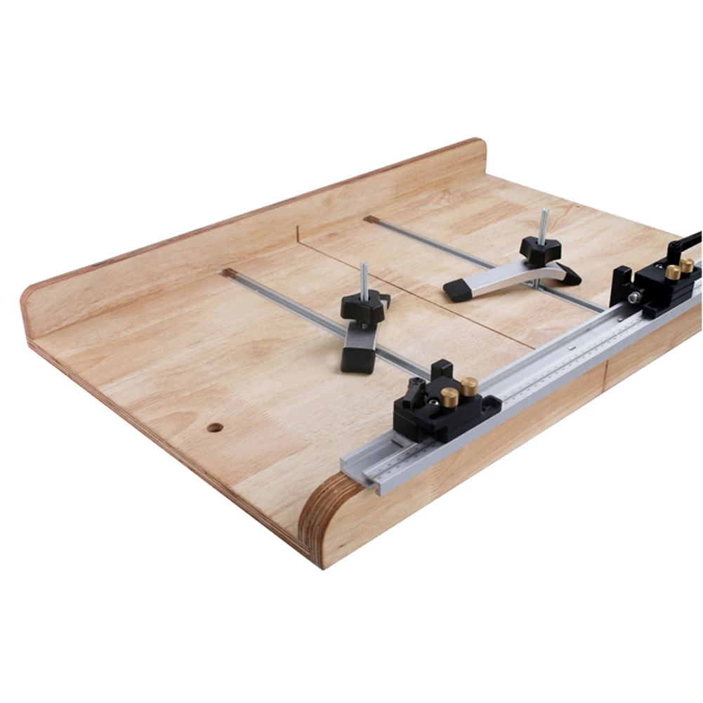

Miter Track Stop Track Limit For T-Slot T-Tracks Stop Chute Limiter Locator Woodworking DIY Manual Tools Aluminium voor
