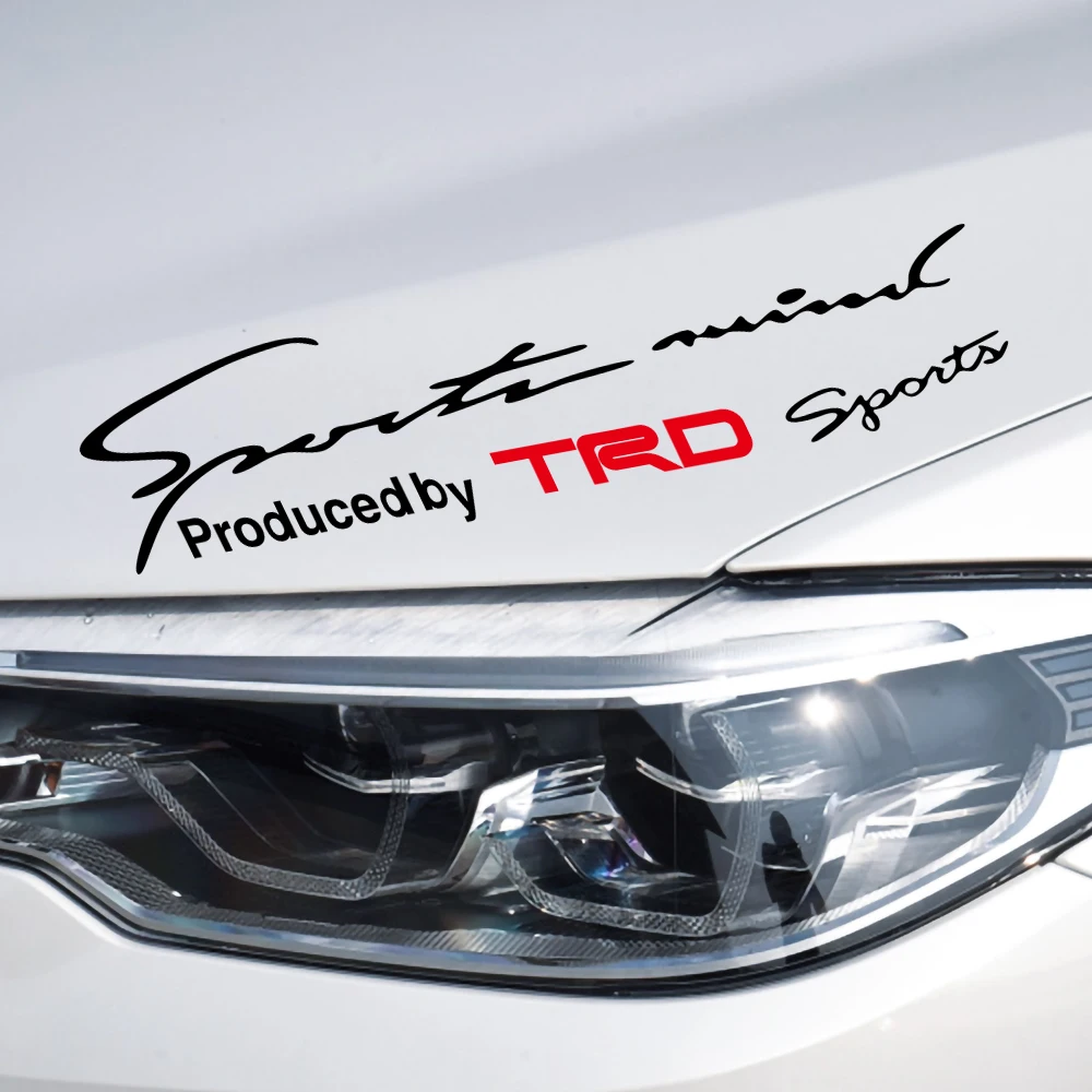1 шт. 9 6*40 см Автомобильные Наклейки TRD Спортивная эмблема автомобиля