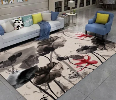 Дом в скандинавском стиле ковер высокого качества креативные Листья 3D печатные ковры для гостиной спальни ковер диван чайный коврик для стола - Цвет: 10