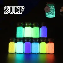 10 г 1 сумка садовый светящийся гравий светящийся фосфоресцирующий песок аквариум флуоресцентные частицы вечерние украшения DIY свечение