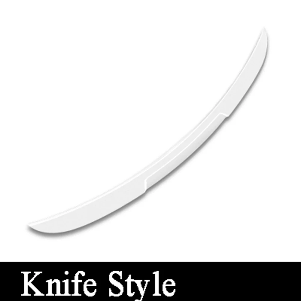 Для Mazda 3 Axela ABS задний багажник краска спойлер хвост крылья губы - Цвет: Knife