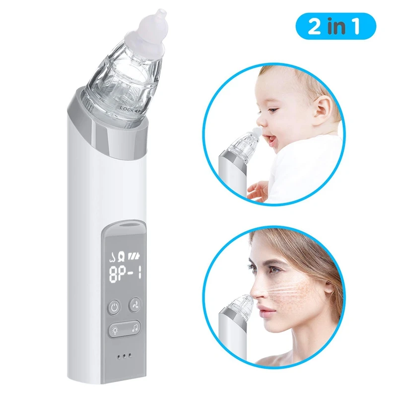 

Nasal Aspirator For Baby Electric Nose Sucker, Multi-Function Blackhead Cleansing and Infant Nose Cleaner For Kids Toddlers