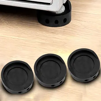 

4Pcs Washer Feet Pads Anti-Skidding Pad Textured Grip Rubber Feet Pads Dampers Laundry Dryer Chair Leg Pads Floor Protector Pads