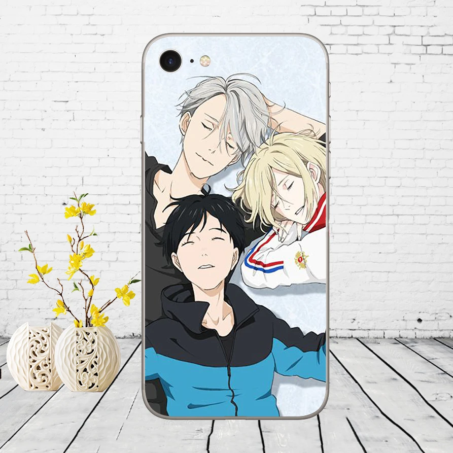 262D Yuri On Ice чехол для телефона Yuri! Мягкий силиконовый чехол plisetsky tiger чехол для iPhone 5 5S SE 6 6s 8 plus 7 7 Plus X XS SR MAX
