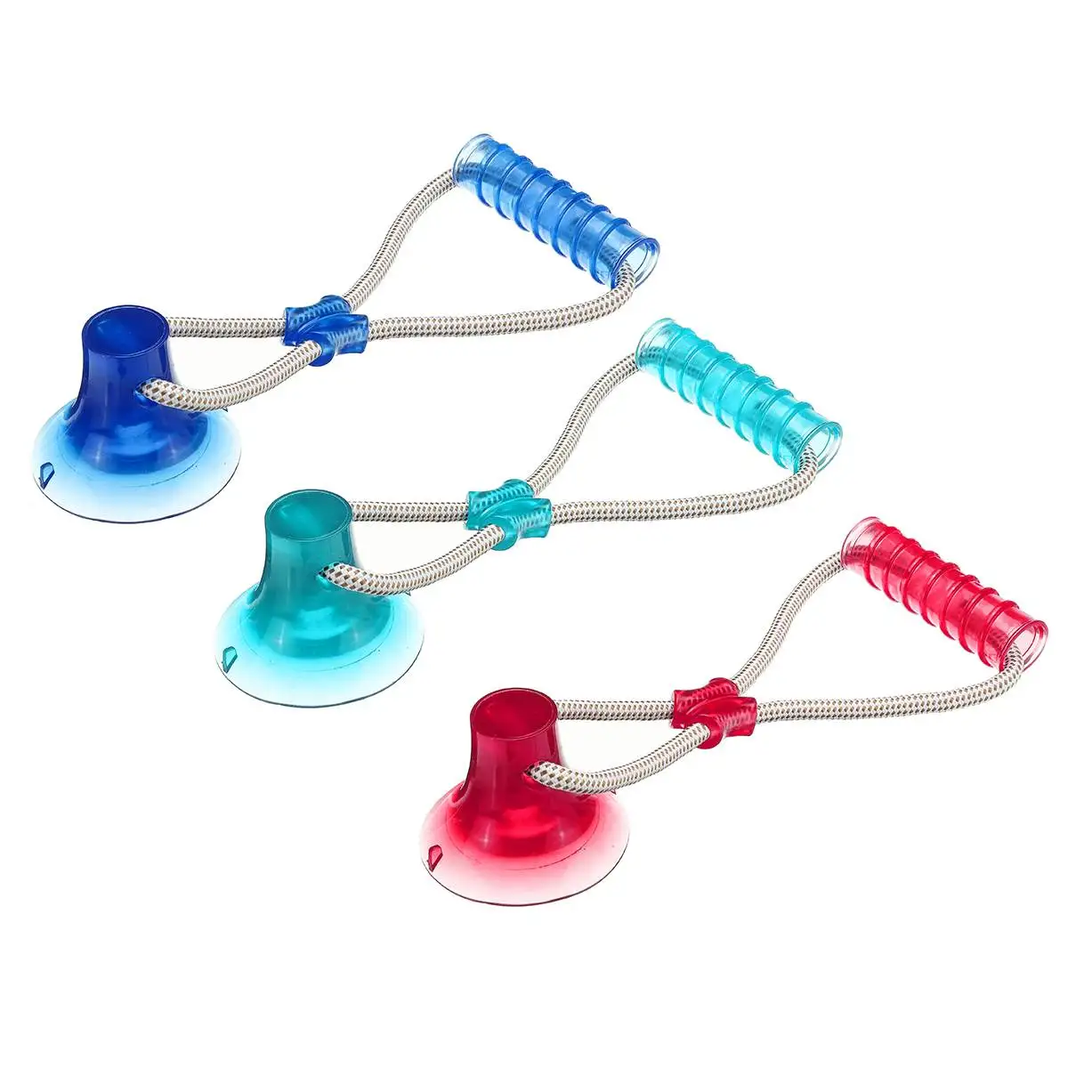 Multifunction Pet Molar Bite Dog Toys Rubber Chew Ball Cleaning Teeth Safe Elasticity Soft Puppy Suction Cup Dog Biting Toy