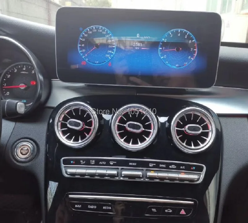 Ouchuangbo медиаплеер радио для Mercedes Benz C GLC V класс NTG 5,5 система с Android 9,0 4 Гб+ 64 ГБ
