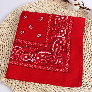 

Head Wrap Square Towel Multifunctional Hip Hop Style Handkerchief Outdoor Riding Wristband Printing Cotton Neck Scarf